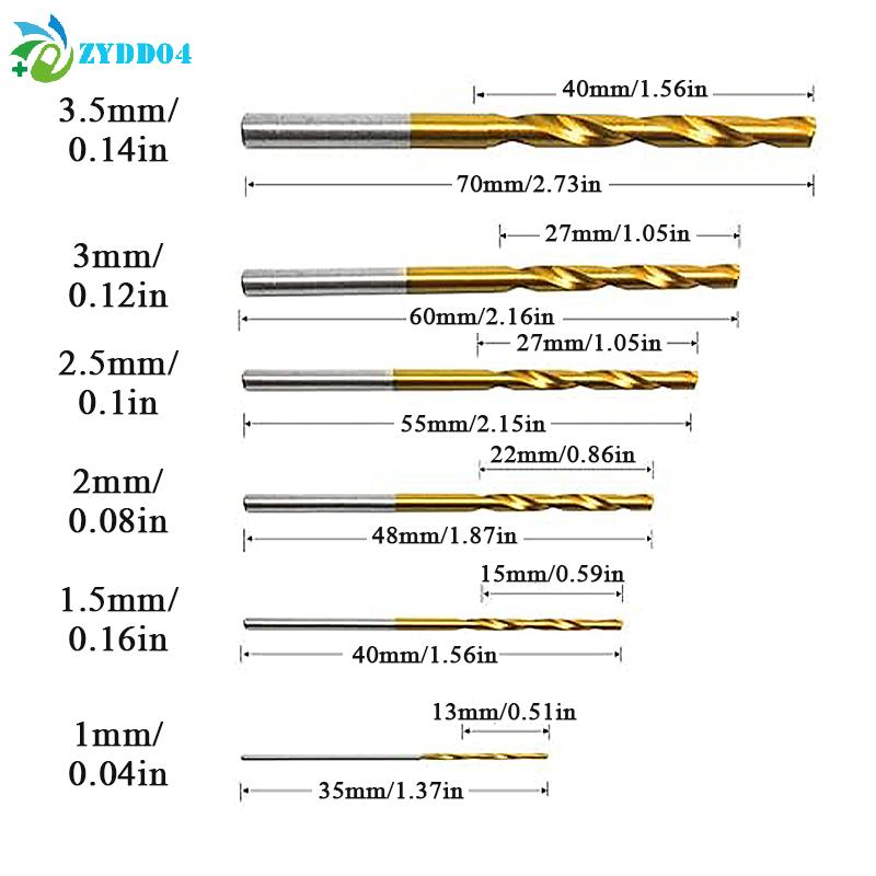 60/120Pcs Drill Set - Suitable For Metal And Wood, 1-3.5mm High Carbon Steel, Round Shank Spiral Groove Design, Durable Woodwork