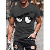 3D Graphic Men's Casual Men's Novelty Graphic Tee Casual Polyester Crew Neck T-Shirt Machine Washable Shirt