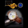 KIMSDUN Watch Men's Top Brand Luxury Clock Carved Month High-end Men's Waterproof Quartz