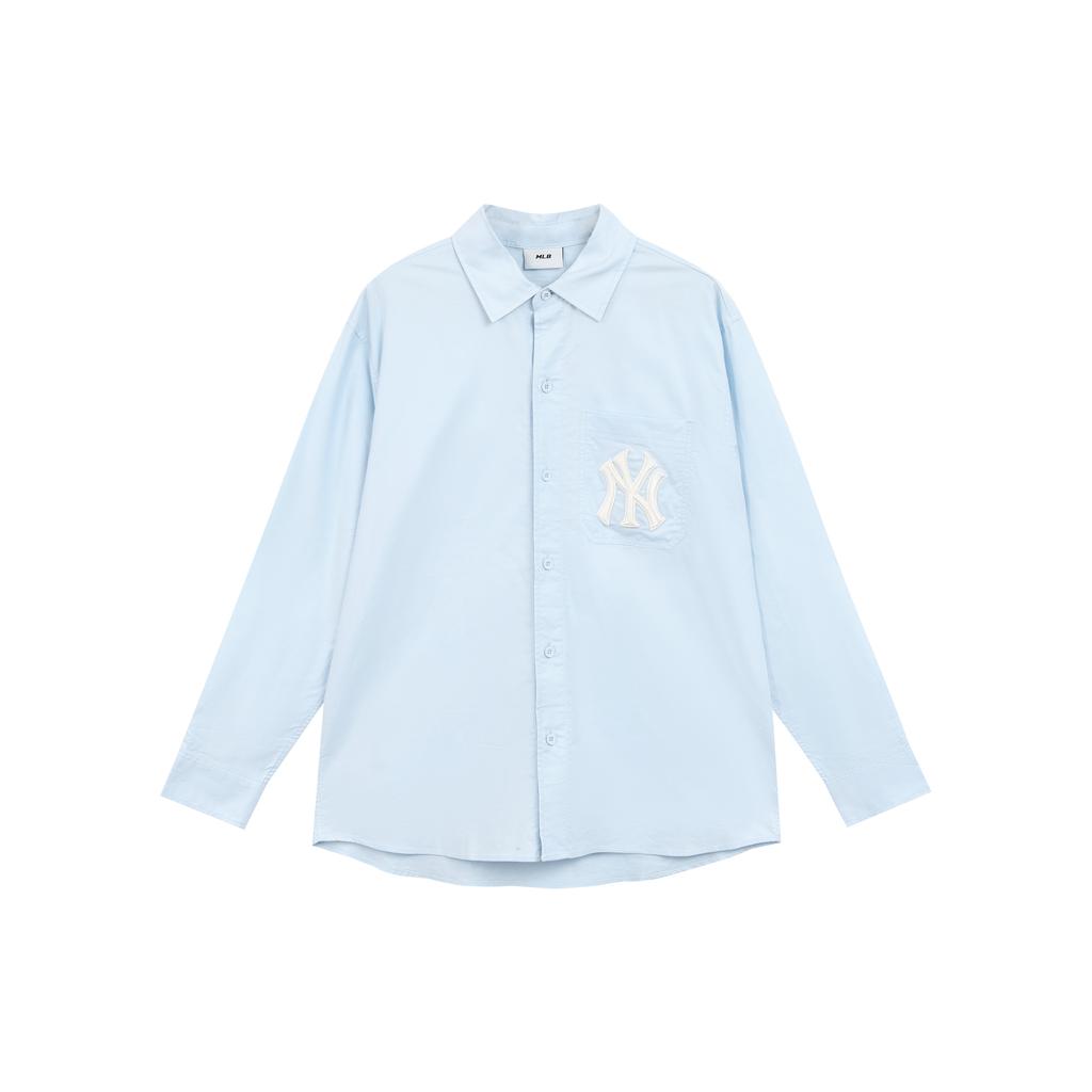 New MLB New York Yankees Shirts Unisex Light Blue 3AWS03121-50BLL