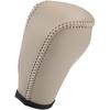 Motoforti Gear Shifting Knob Cover Automatic Transmission Lever Trim for Nissan Murano 2009-2013 Faux Leather Beige Long-Lasting