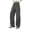 Tide Cool Cargo Pants For Women High Waist Loose Fit With Drawstring For Streetwear Style