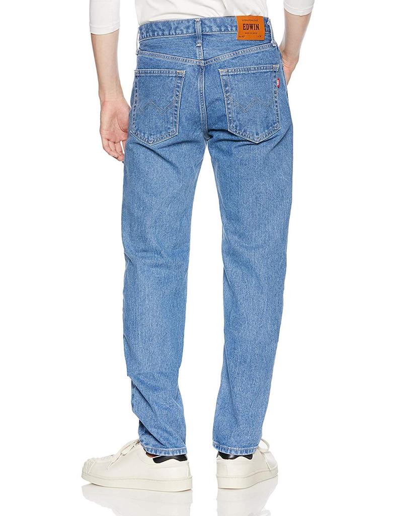 Edwin International Basic 407 Slim Fit Light Blue in Size 32 to Japanese size Men's (Made Japan) (equivalent L)