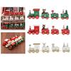 Christmas Train Woods Ornament Tree Children Gift Party Decor