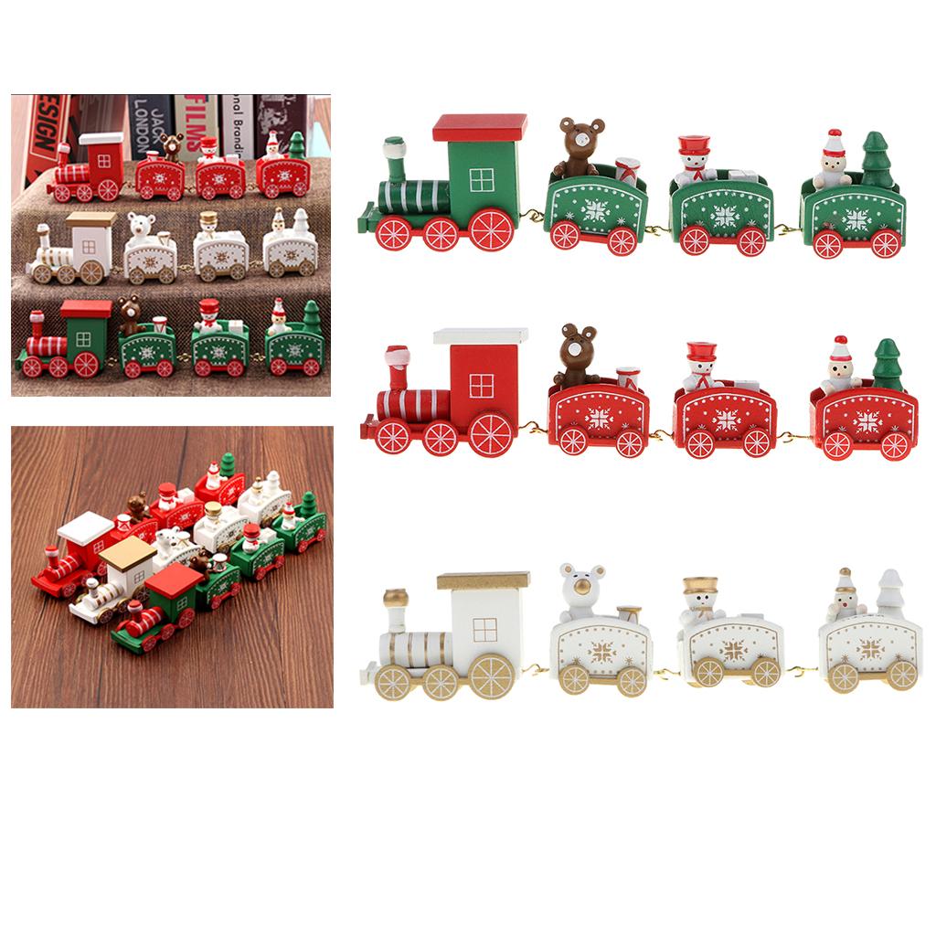 Christmas Train Woods Ornament Tree Children Gift Party Decor