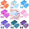 Multi-Color Partitioned Rhinestone Storage Tray Silky  Painting Accessories  for Adults