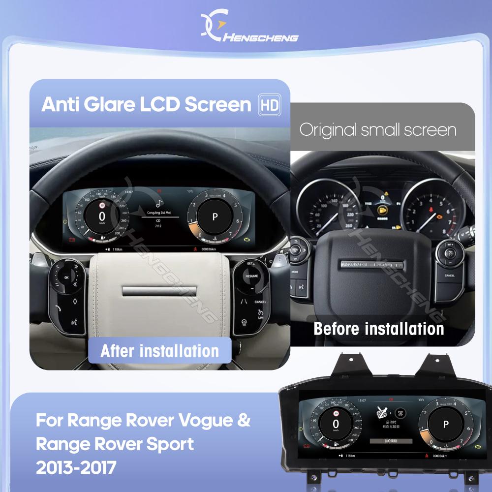 For Range Rover Vogue 2013-2016 / Range Rover Sport 2014-2017 Carplay Digital Cluster LCD Dashboard Cockpit Virtual Instrument