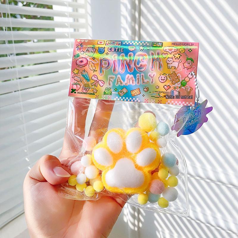 

Плюшевая игрушка кошачья лапка для снятия стресса - Медленно восстанавливающаяся для мальчиков и девочек