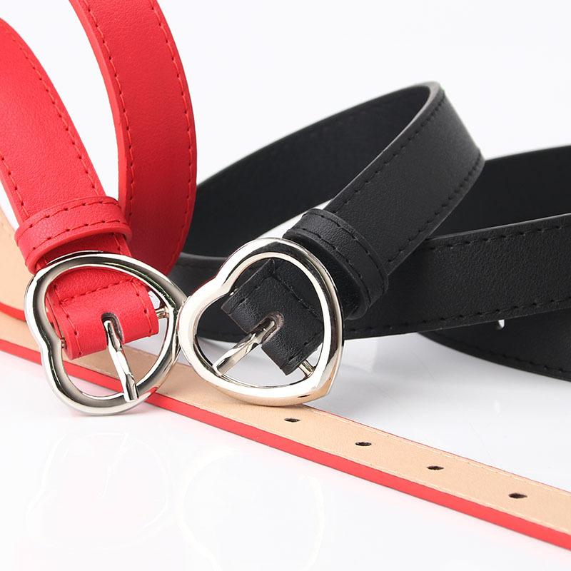 Women Simple All Match Belt With Alloy Pin Buckle