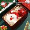 Christmas Eve Wool Knitted Ornament Gift Box for Kids