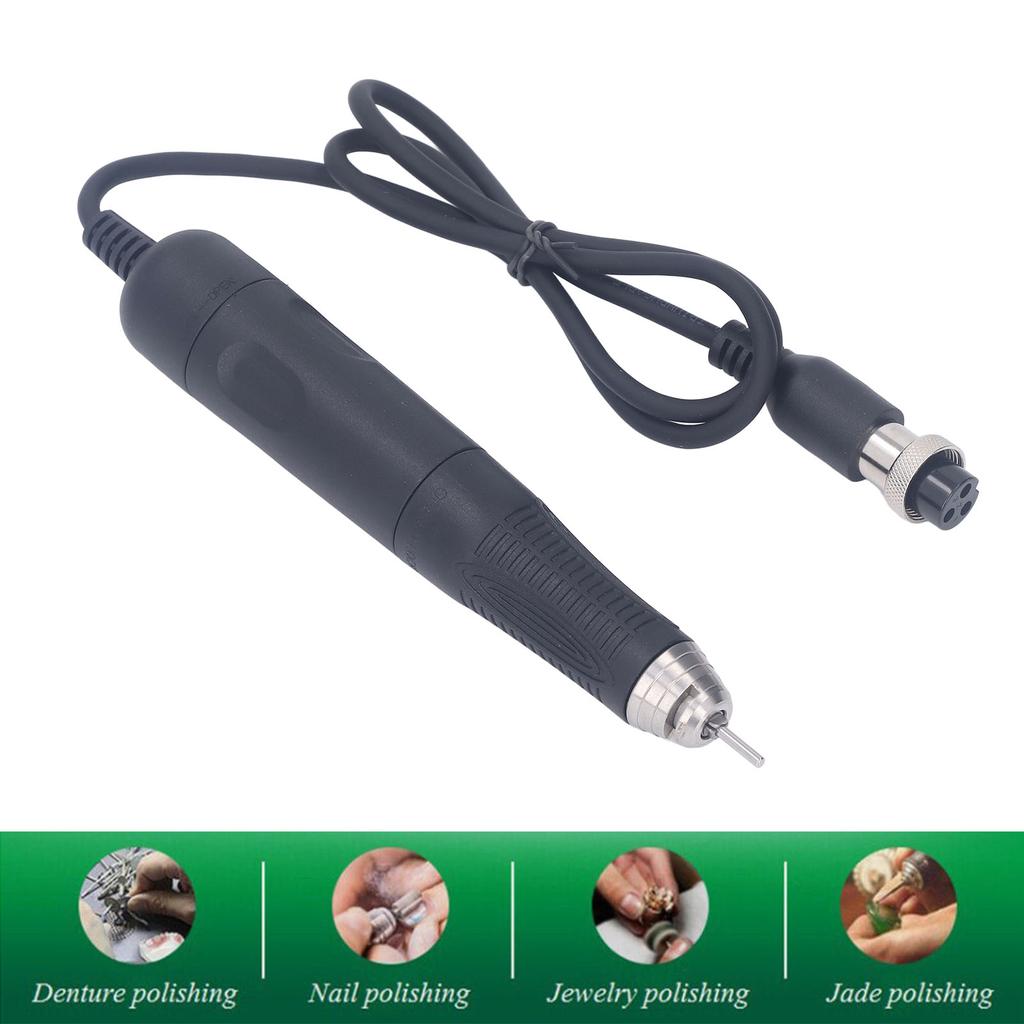 Micromotor Handle 50000RPM Brushless Powerful for Woodworking Polishing Nail Art Stone Carving