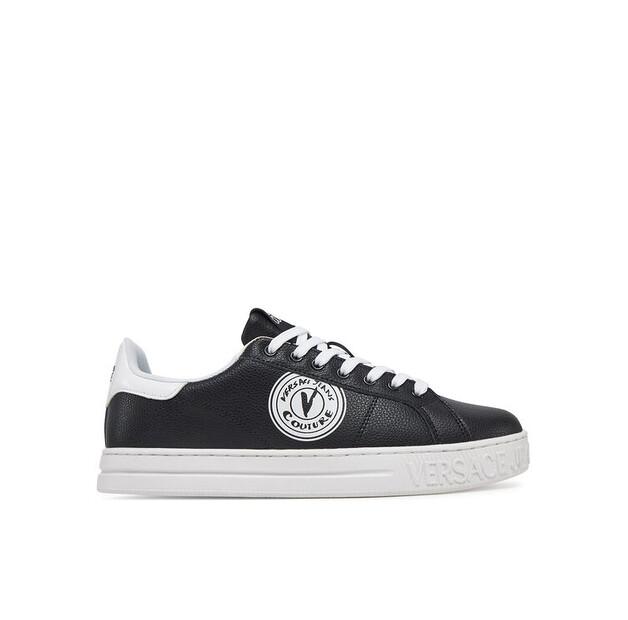 Мужские кроссовки Versace Jeans Couture 78ya3sk1 чёрные
