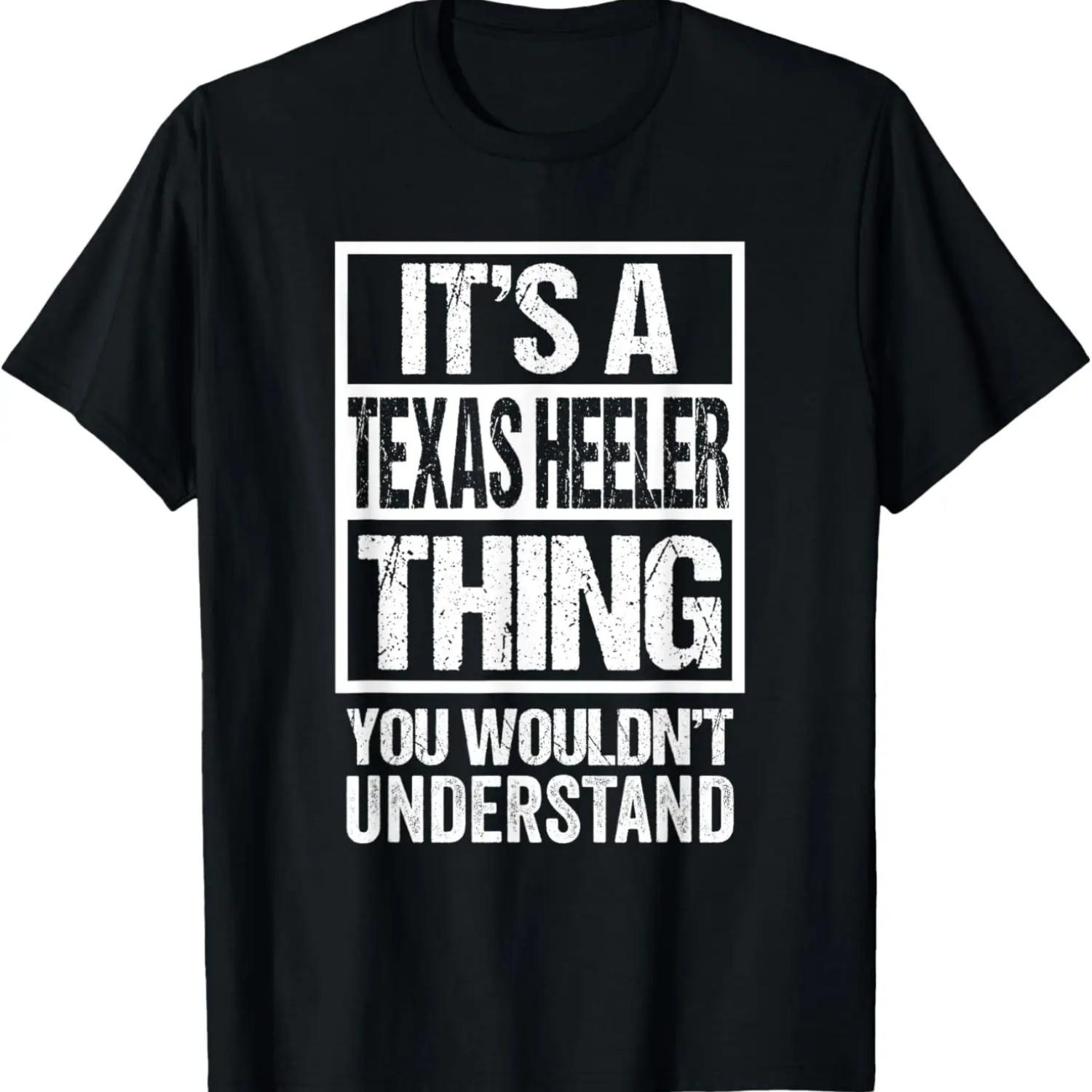 

Funny Texas Heeler Parent Quote Mixed Dog Breed Lover T-Shirt S чёрный