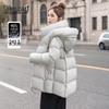Women's 90% Down Hooded Winter Jacket