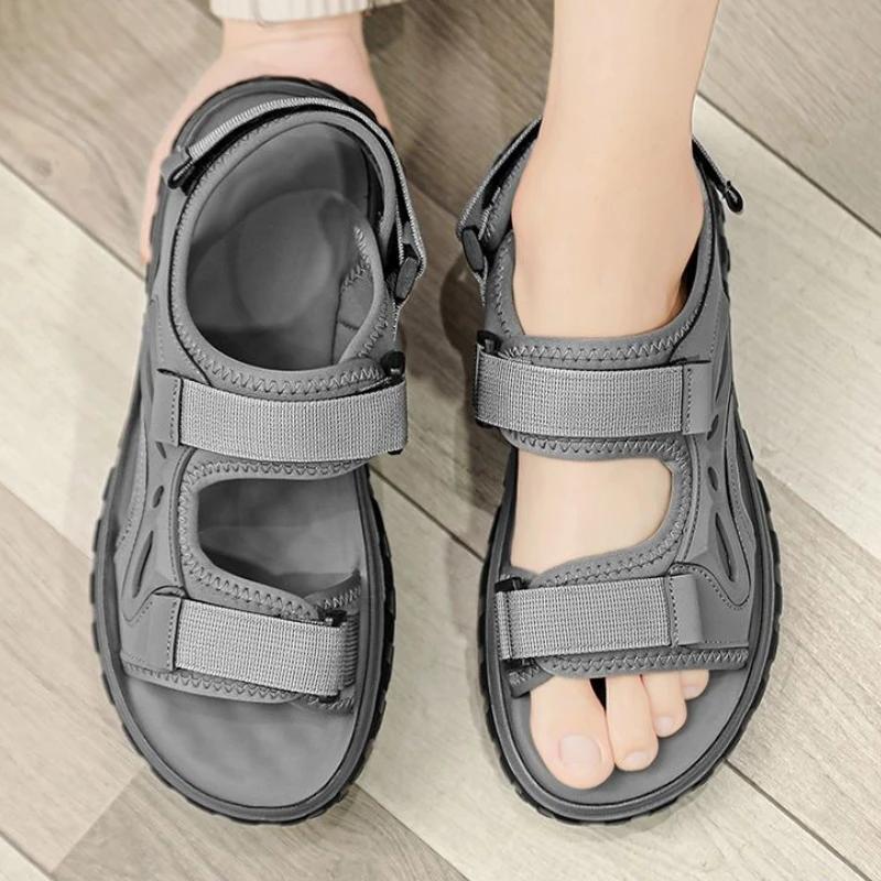 Fashion With Platform Male Shoe Sports Height Luxury Designer Clearance Sale High Quality New Summer Low Price Pvc Fashion Men's Sandal