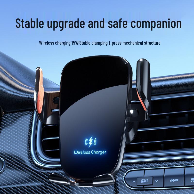 Smart Wireless Charging Car Phone Holder for Air Vent & Dashboard