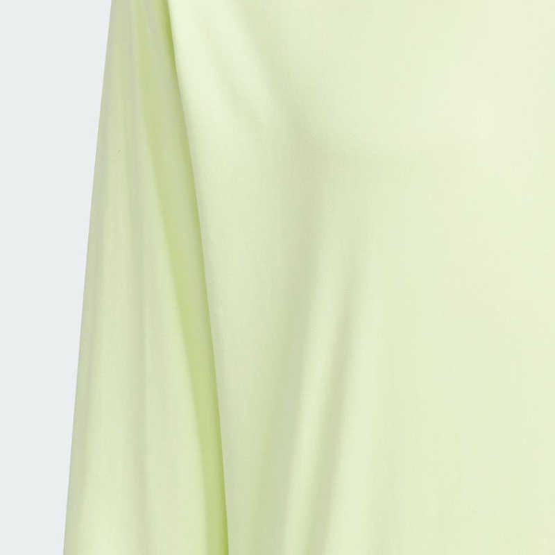 Adidas Cooling Sun Protection Cotton Sports Casual Long Sleeve Crew Neck T-Shirt Men Tops Light-Yellow JN9450