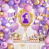 Butterfly Pink Purple Balloon Garland Arch Kit Birthday Party Decor Kids Baby Shower Latex Ballon Chain Wedding Party Supplies