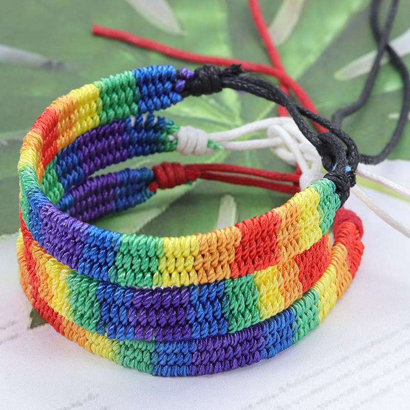Bohemian Ethnic Handwoven Colorful Unisex Bracelet Ornament