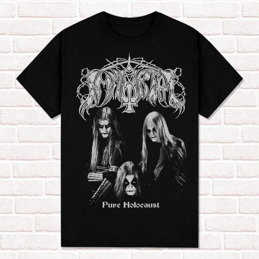 Immortal T-Shirt _Pure Holocaust 1993 True Norwegian Black Metal Summer Cotton Men s Women Tee Streetwear Casual Trendy Hip Hop S