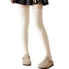 Calze Calde da Donna Antiscivolo Sopra il Ginocchio, Alte fino alla Coscia - a Doppia Maglia, Stile Tubolare Lungo per Inverno/Autunno