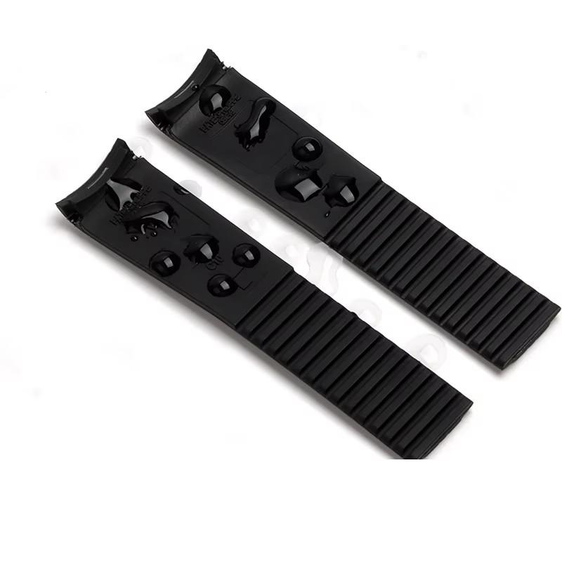 High Quality Soft Rubber Watchband Aquanaut Fits For Patek Philippe Silicone 5164A 5167A 5168A Folding Buckle Watch Strap 21mm