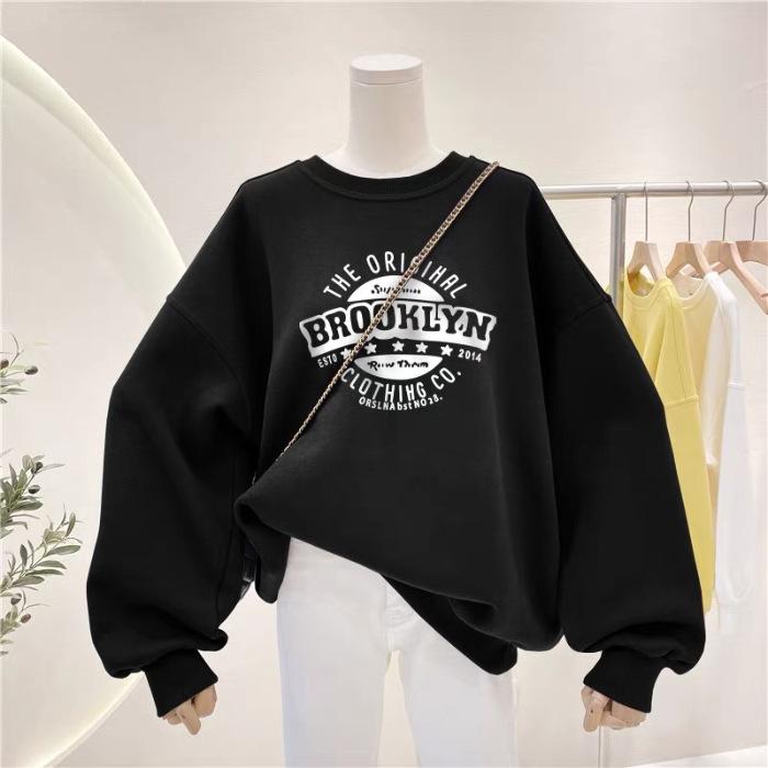 Women's Fashion Casual Spring Autumn Long Sleeve O-Neck Blouses & Shirts