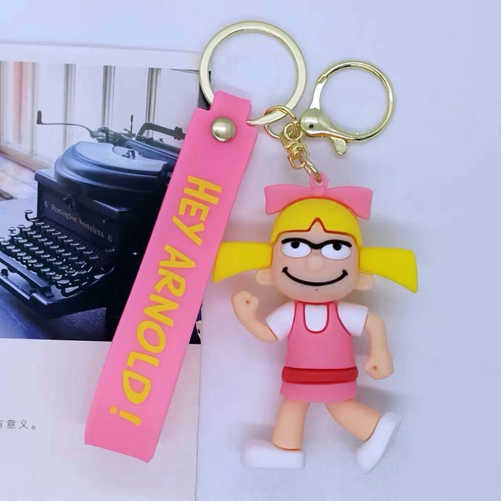 Creative Cartoon Doll Arnold Keychain Bag Car Keychain Accessories Gift Wholesale Kawaii Cute Personalized Gifts Y2k Fashion Toy