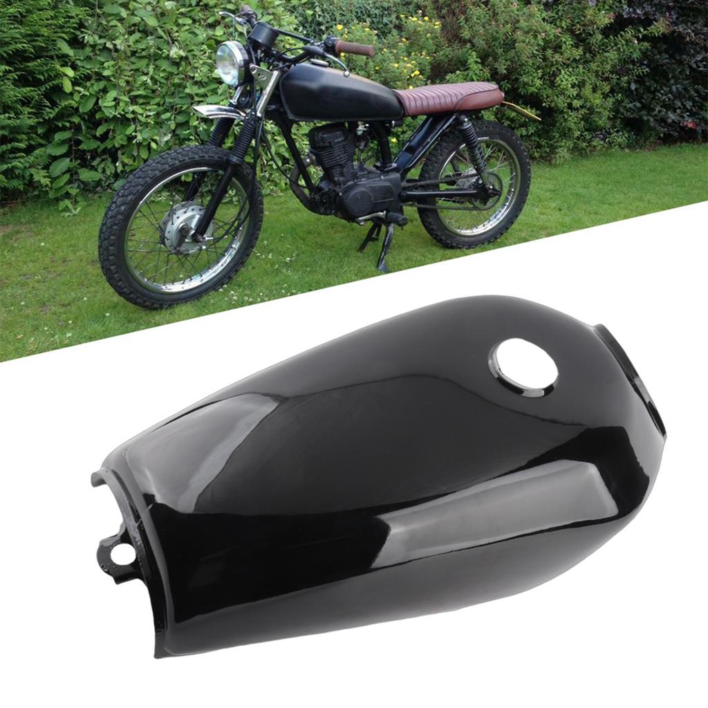 Motorbrandstof met 9L Helder Zwart IJzeren Materiaal Zonder Schroefgaten Geschikt voor CG125
