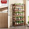 Miling Rustic Bamboo Multi-Tier Floor Plant Stand