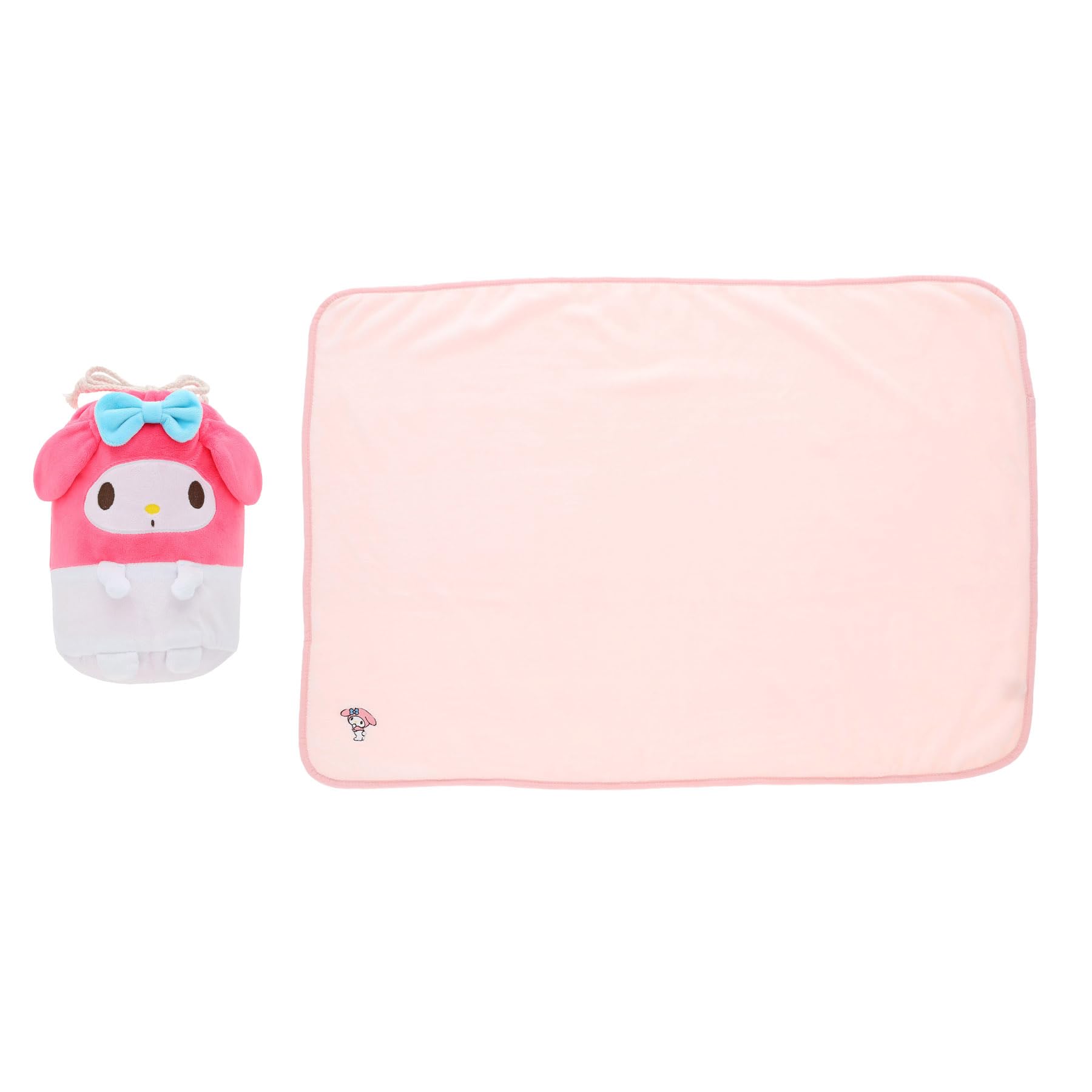 Marushin Mascot Drawstring Blanket Sanrio My Melody Fluffy My Melody H70 x W100cm Warm Blanket 3245011800 - - - Approx. - Cute, Fluffy, Stylish, -