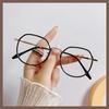 2025 Ultralight Retro Green Eyeglass Frame: Stylish Anti-Blue Light Glasses with Prescription