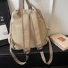 Tote Bag Women's Drawstring Backpack Large Capacity Lightweight Commuter Portable Shoulder Bag