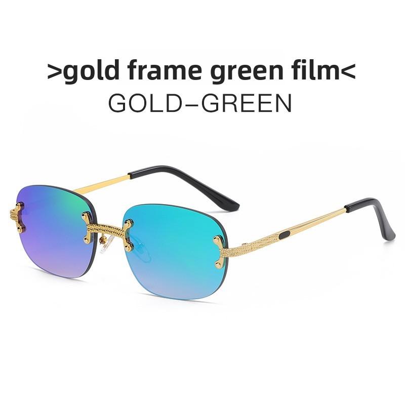 Womens Metal Frame Square Sunglasses With Pink Polycarbonate Lenses For Fashion And Sun Protection