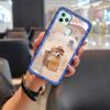 Anti-knock Cartoon Phone Case For Oukitel C22 Protective Soft case Cute Silicone Full wrap Couple Back Cover Waterproof