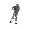 Adidas Logo Pattern Round Neck Short Sleeve T-Shirt Men Tops Gray JE5706