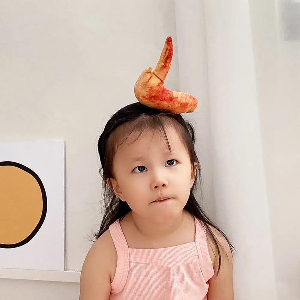 Erdbeere Simuliertes Essen Haarreif Mode Hamburg Knochen Hotdog Stirnband Eis Gemüse Gesicht waschen