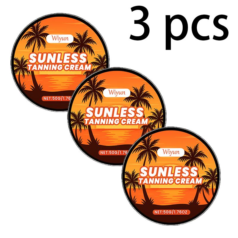 Sunless Tanning Aid Cream Plant Oil Glossy Moisturizing Even Skin Tone For All Seasons Tanning Aid Body Cream