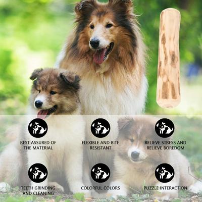 Naturliga Kaffeträ Hundtuggben Långvarig Tuggpinne Hundtillbehör Stresslindring Tuggpinne Husdjurs Tänderleksak För Hund Valp
