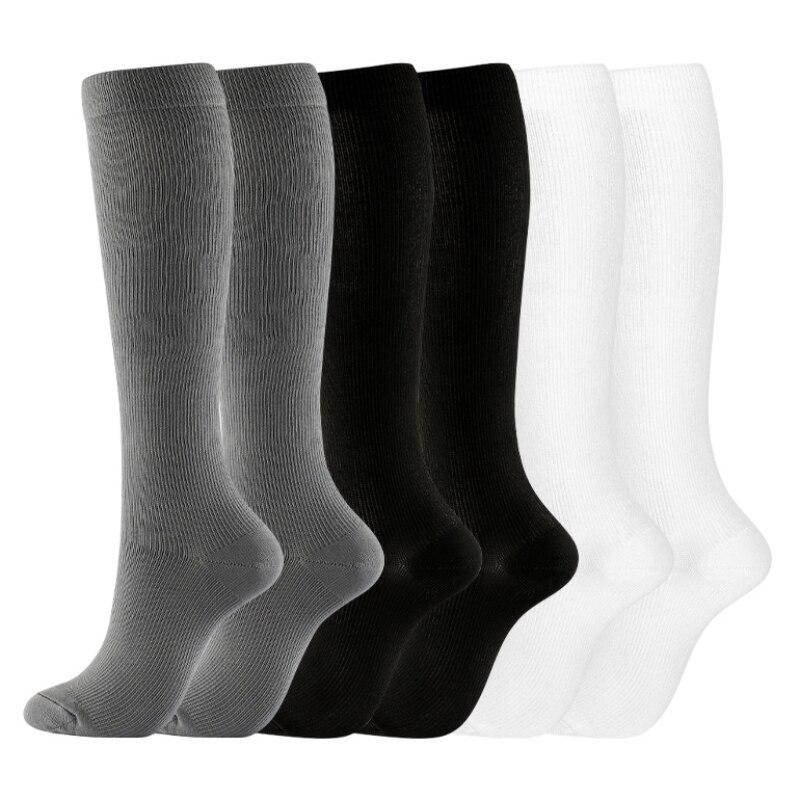 

Компрессионные носки для женщин и мужчин Circulation (3 пары) - Лучшая поддержка для бегущих медсестер Восстановление Велоспорт Полет L/XL