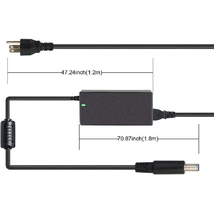 65W Charger AC Adapter for Dell Latitude 3510 3410 P101F P129G 3390 3490 3590 P89G P75F P69G Inspiron 13 14 15 5368 5378 7352 7353 7359 7368 7378