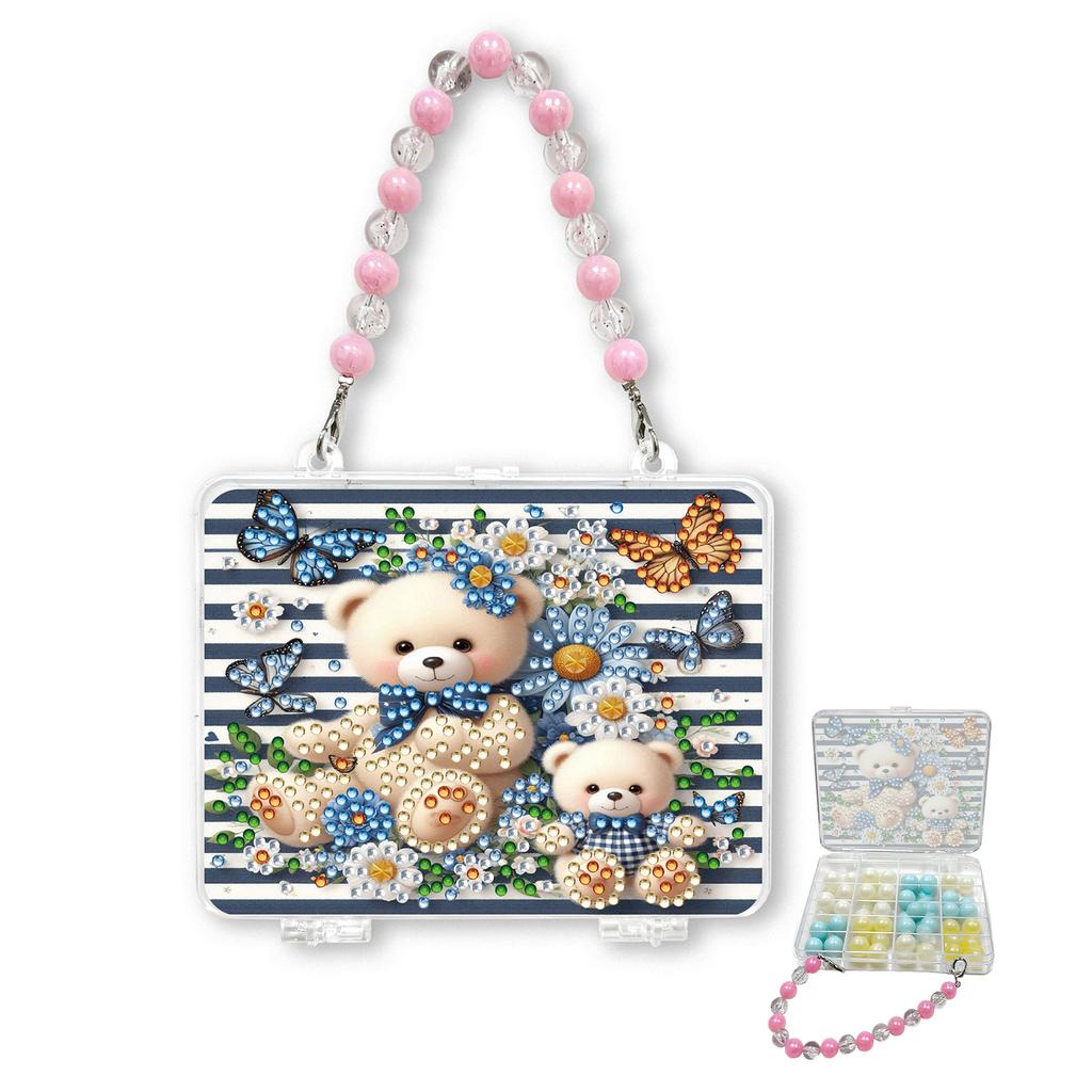 DIY Diamantmalerei Perlen Aufbewahrungsbox Große Kapazität Diamanten Plateau Aufbewahrungskoffer Perlenflaschen Aufbewahrung Handtasche Perlen Organizer
