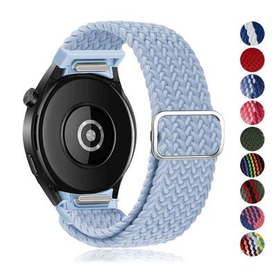 Band For Samsung Galaxy Watch 7 FE 5 Pro 6 Classic 44mm 40mm 47mm 43mm No Gaps Nylon Braided Bracelet Correa Galaxy Watch6 Strap