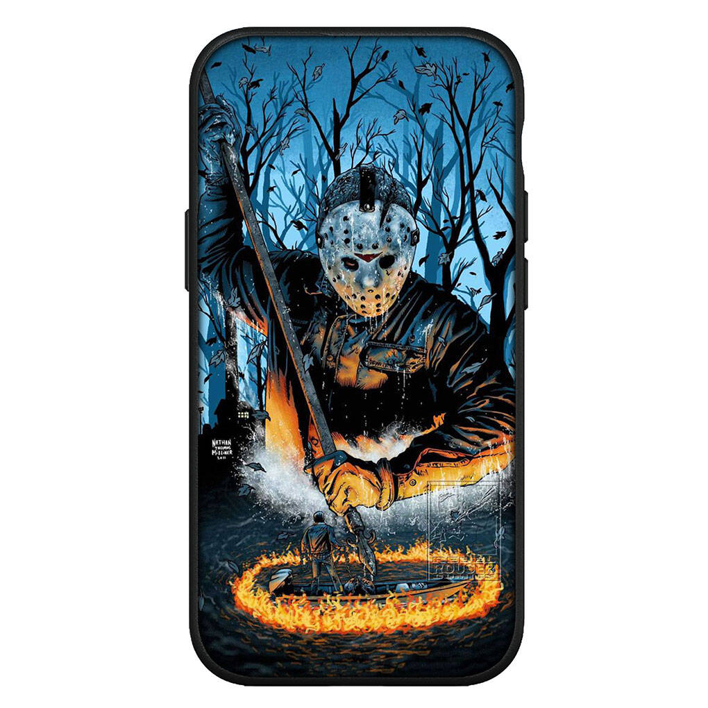 Cover for iPhone 17 16 15 Xiaomi Poco Redmi Note 14 13 12 11 Pro Max 9 16e Samsung Galaxy S25 S24 S23 A06 A16 OPPO Huawei Michael Myers Phone Case