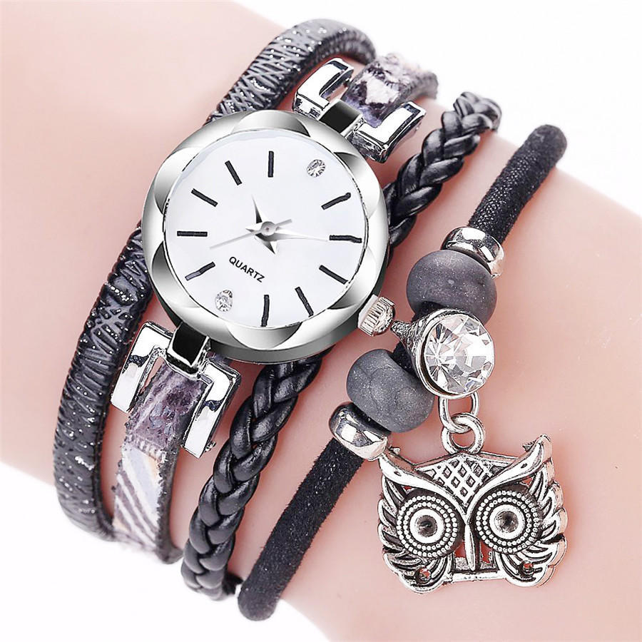 CCQ moda donne ragazze al quarzo gufo ciondolo bracciale orologi da  acquista in modo economico — spedizione gratuita, recensioni reali con foto  — Joom