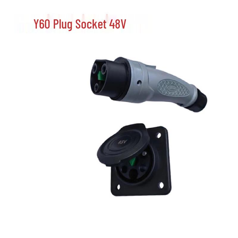 Electric Vehicle 48V Charging Plug and Socket Set
