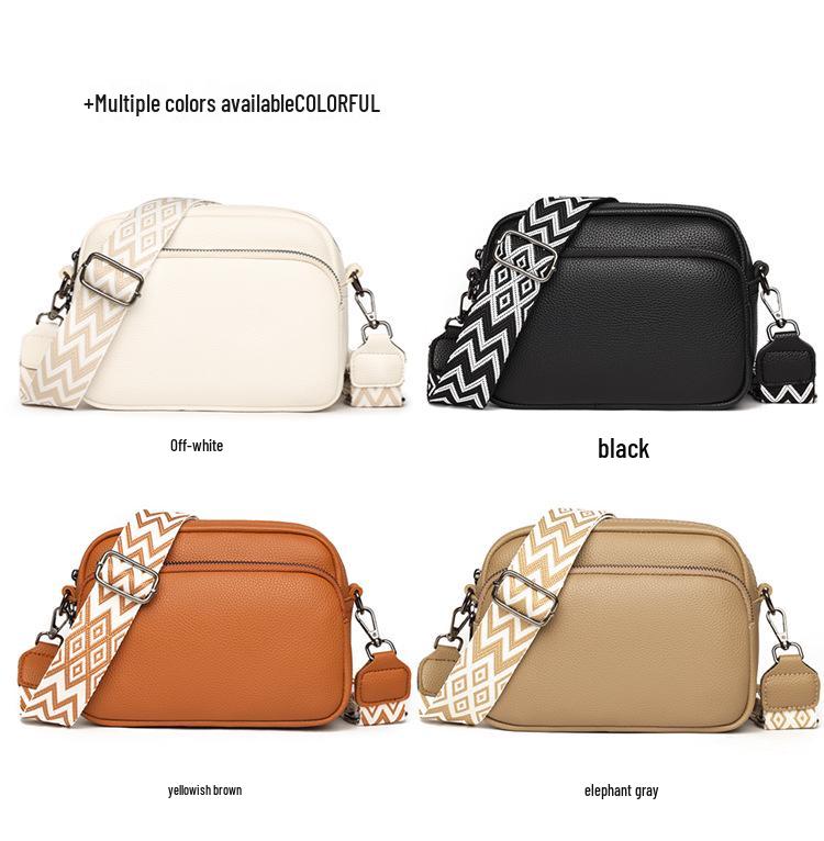 Women's Fashion Multi-layer Single Shoulder & Crossbody Bag with Coin Purse - Lightweight Commuting Small Square Bag