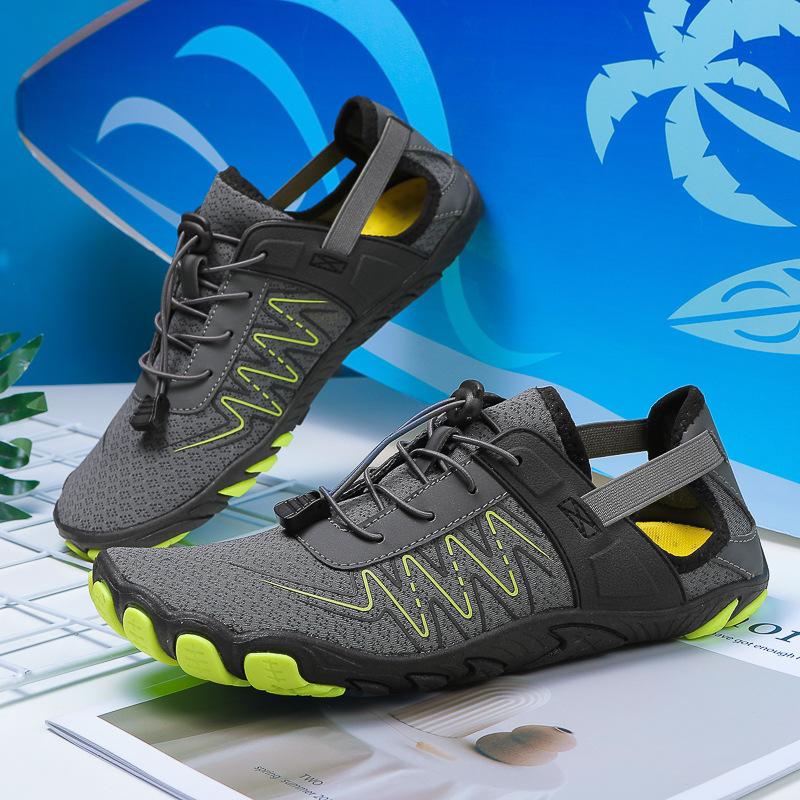 Atmungsaktive Barfuß-Schnelltrocknende Strand-Badeschuhe für Herren, Indoor-Fitness, Yoga, Damen-Wanderschuhe, Fünf-Zehen-Sportschuhe für Bachläufe