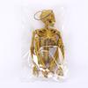 40cm Glittering Skeleton Halloween Decorations with Articulated Joints For Holiday Party Centerpieces Indoor and Outdoor