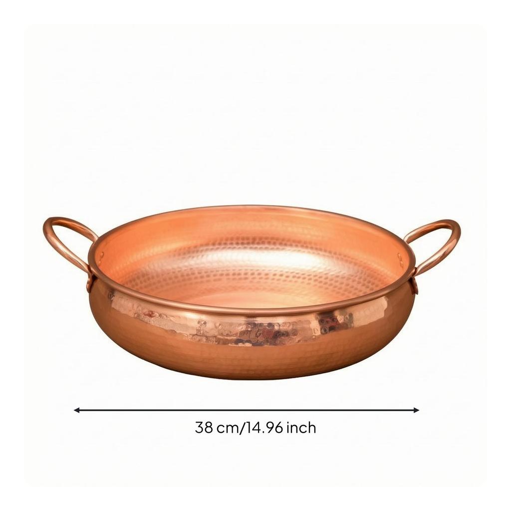 Heavy Duty Bronze Thermal Pot | Induction and Gas cooktop Compatible, Shabu